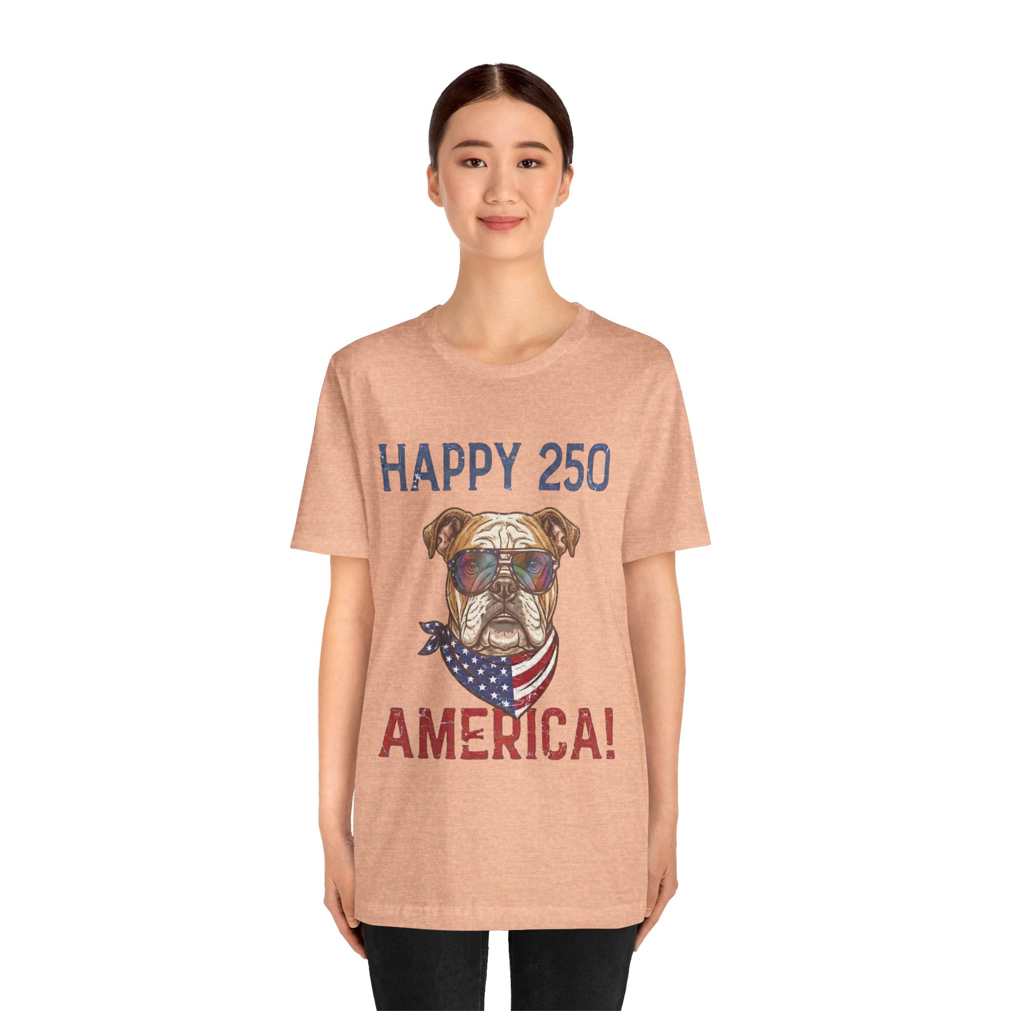 Patriotic Bulldog Tee - 