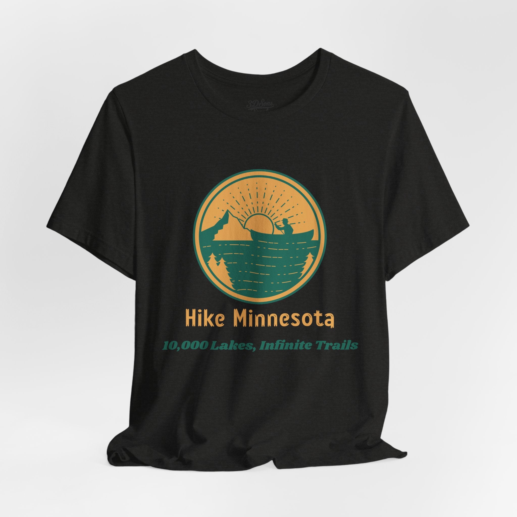 Hike Minnesota T-Shirt — 10,000 Lakes Infinite Trails Hiking Tee