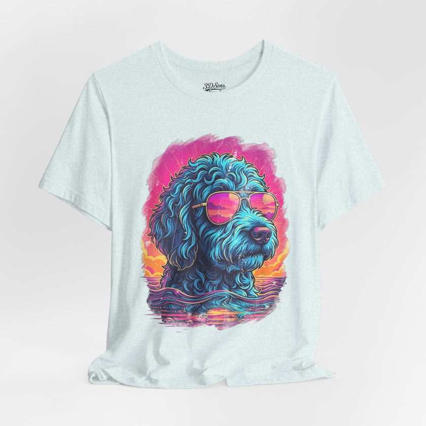 Doodle Vice City 90s Retro Tee — Funny Vintage Style T-Shirt