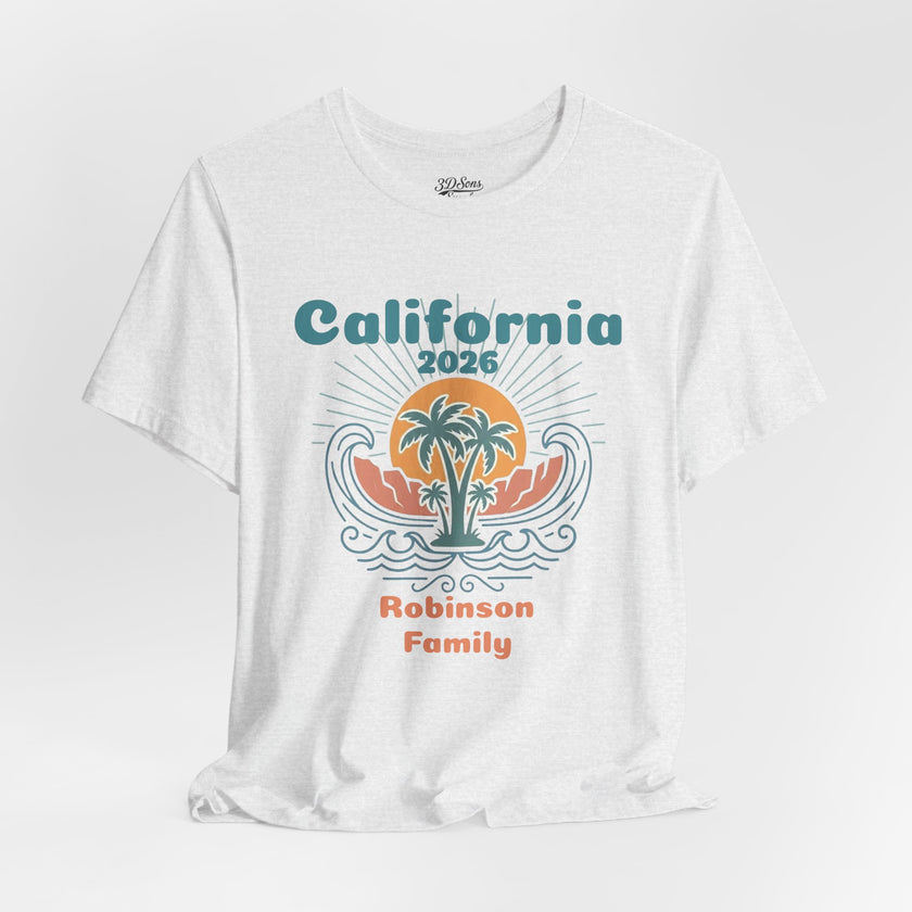Personalized Family Vacation T-Shirt