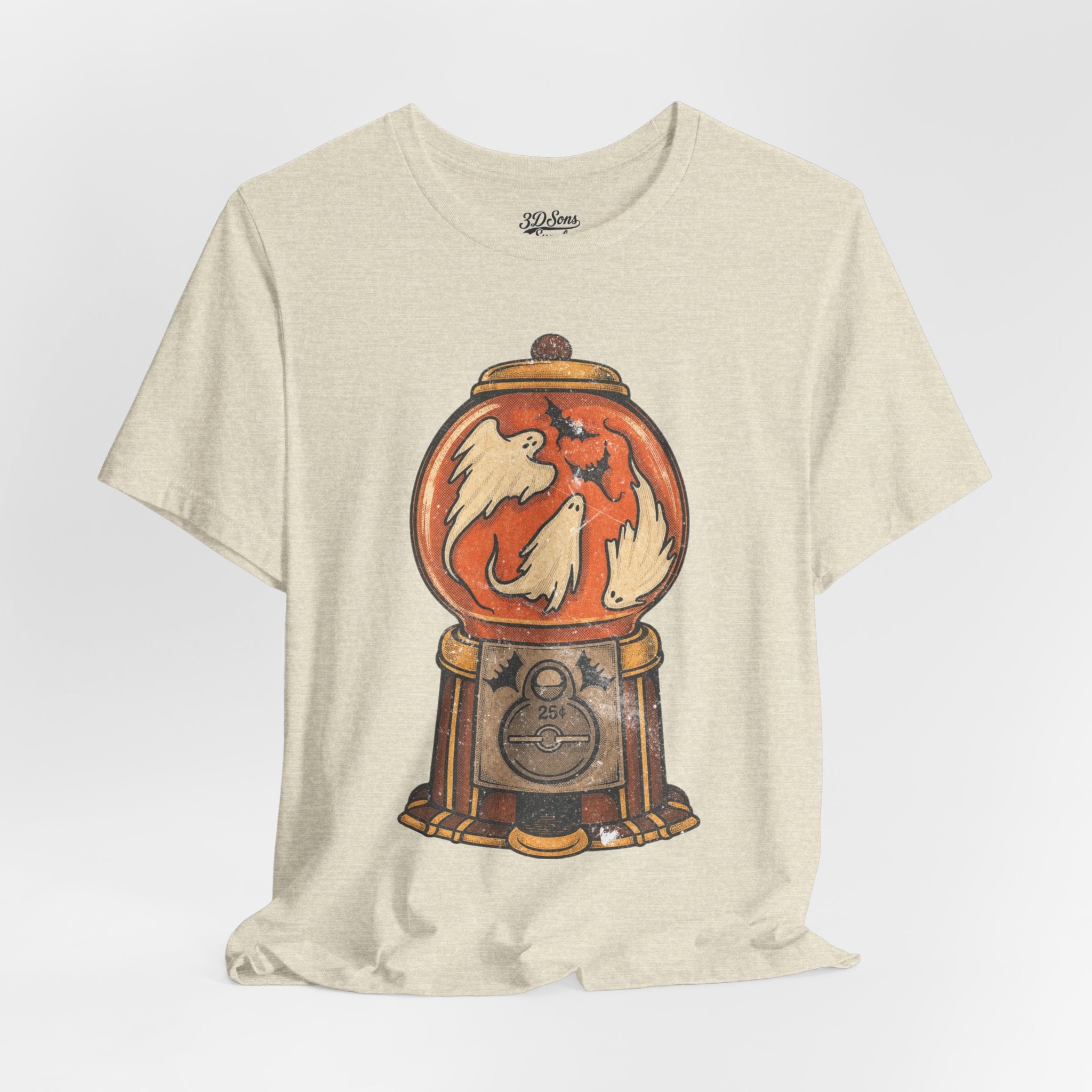 Gumball Ghosts Tee — Vintage Halloween Gumball Machine T-Shirt