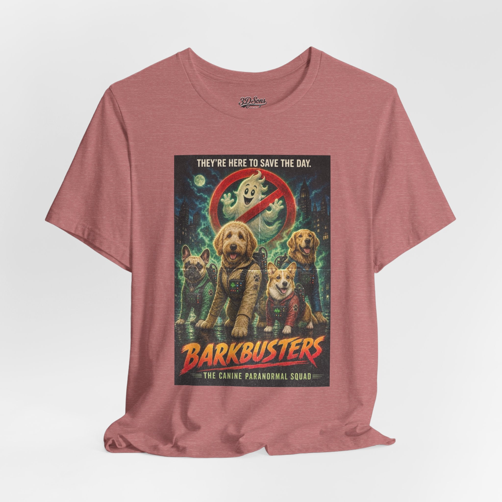 Barkbusters Retro Dog Movie Tee — 