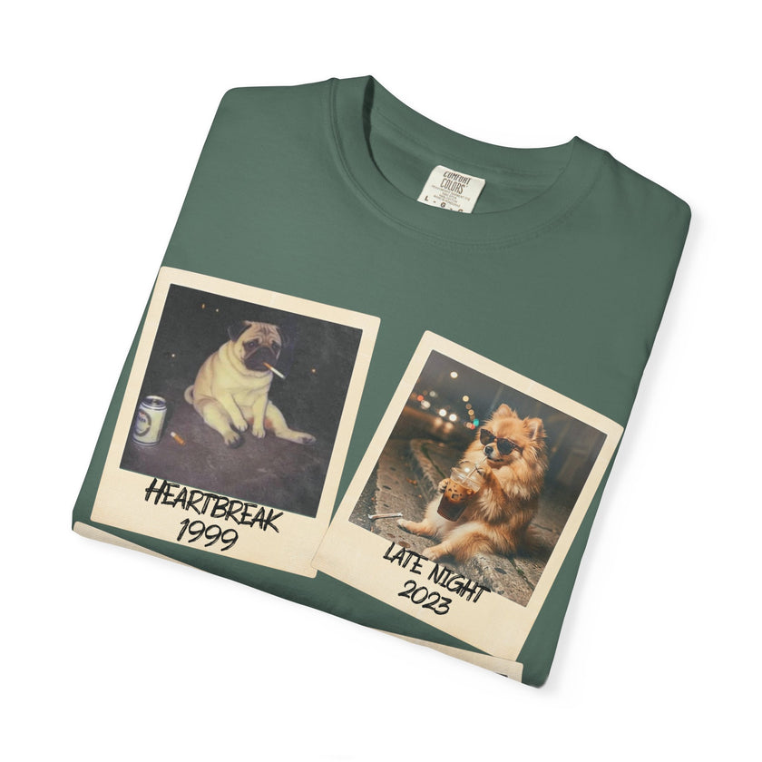 Personalized Polaroid Photo Tee — Custom Image & Text Options