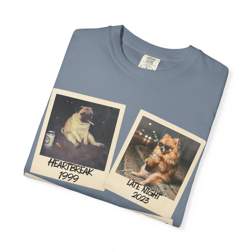 Personalized Polaroid Photo Tee — Custom Image & Text Options