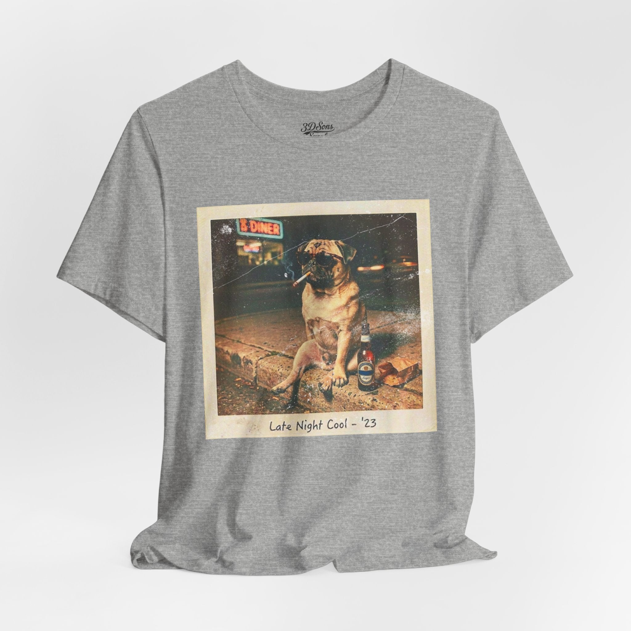 Vintage Pug Photo Tee — 