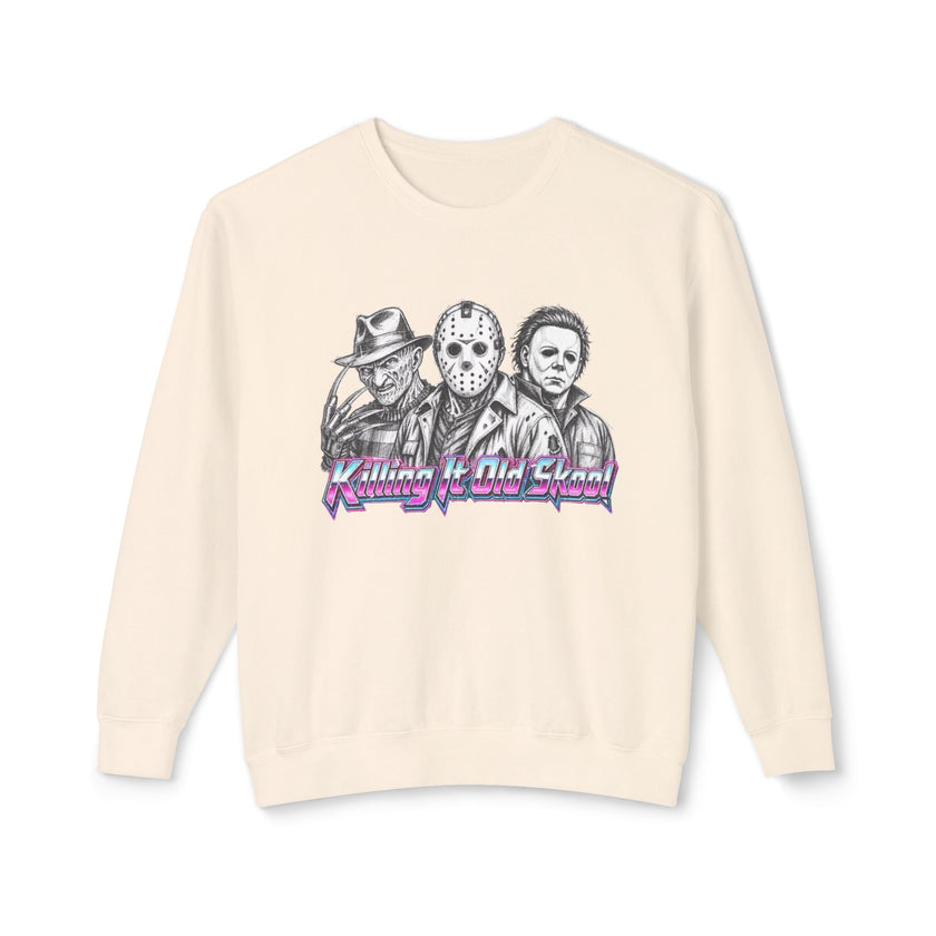 Retro Slasher Icons Sweatshirt | Freddy Jason Michael Crewneck