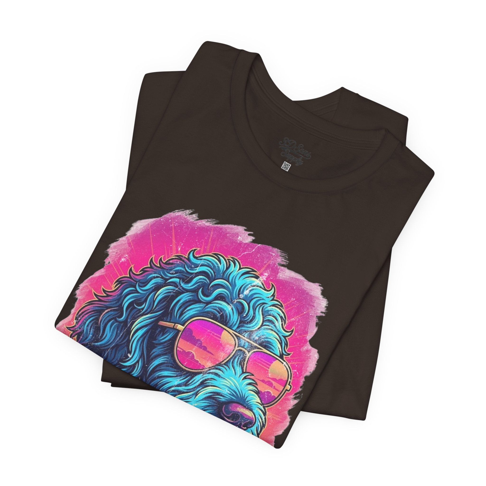 Doodle Vice City 90s Retro Tee — Funny Vintage Style T-Shirt