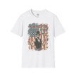 Pumped for July 4th T-Shirt | Patriotic Buff Abraham Lincoln Flag Design