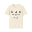 Dope Ass Dude Dad T-Shirt — D.A.D. Typography Father's Day Tee (Personalizable)