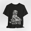 DJ Doodle T‑Shirt — Vintage Turntable Puppy Graphic Tee