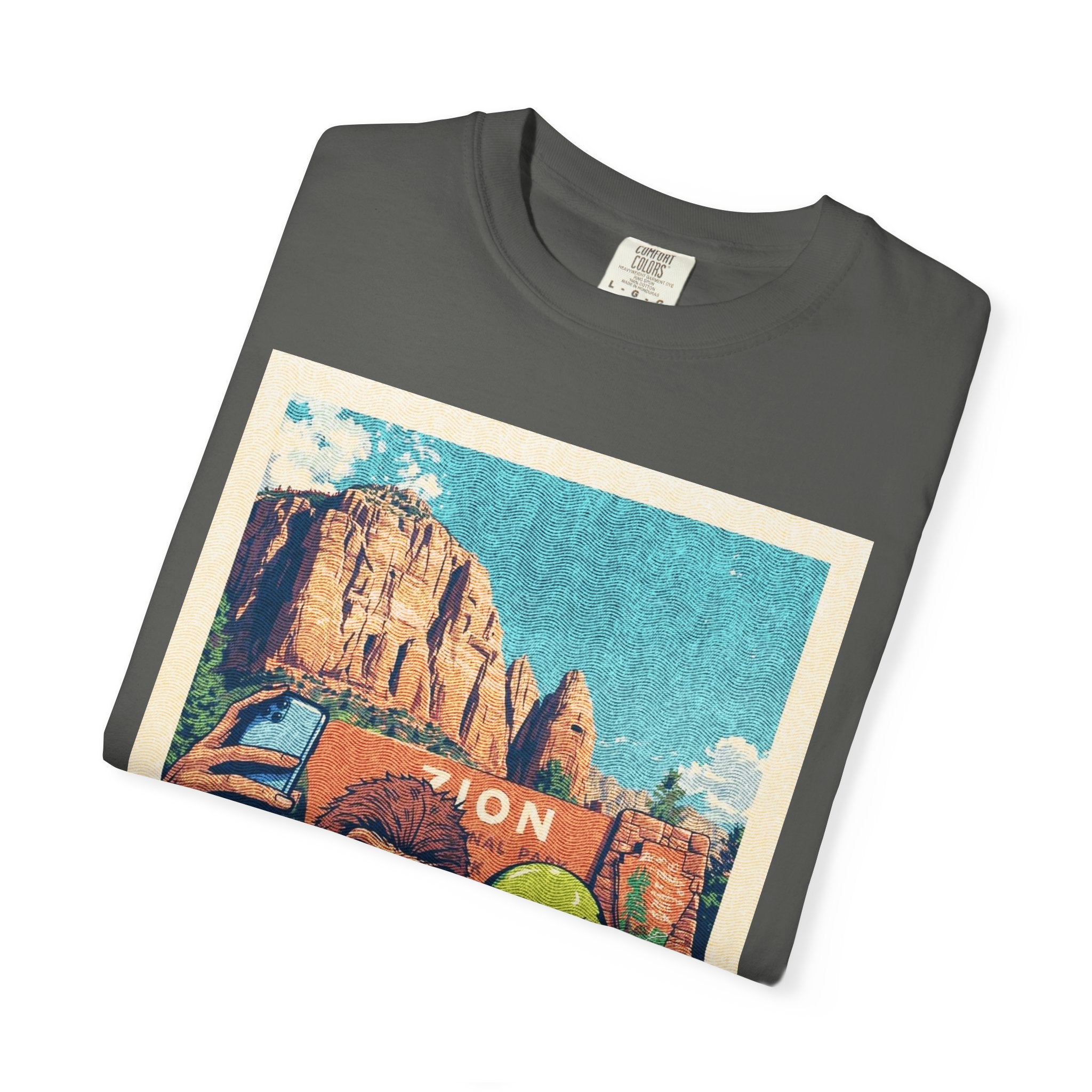 Alien & Bigfoot Zion National Park T-Shirt — National Park Adventure Tee