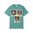 Personalized Polaroid Photo Tee — Custom 3 Image & Text Options