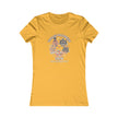 Women's Vintage Halloween Tee - 'Vintage Halloween Crew' Cute Pumpkin & Cat Graphic