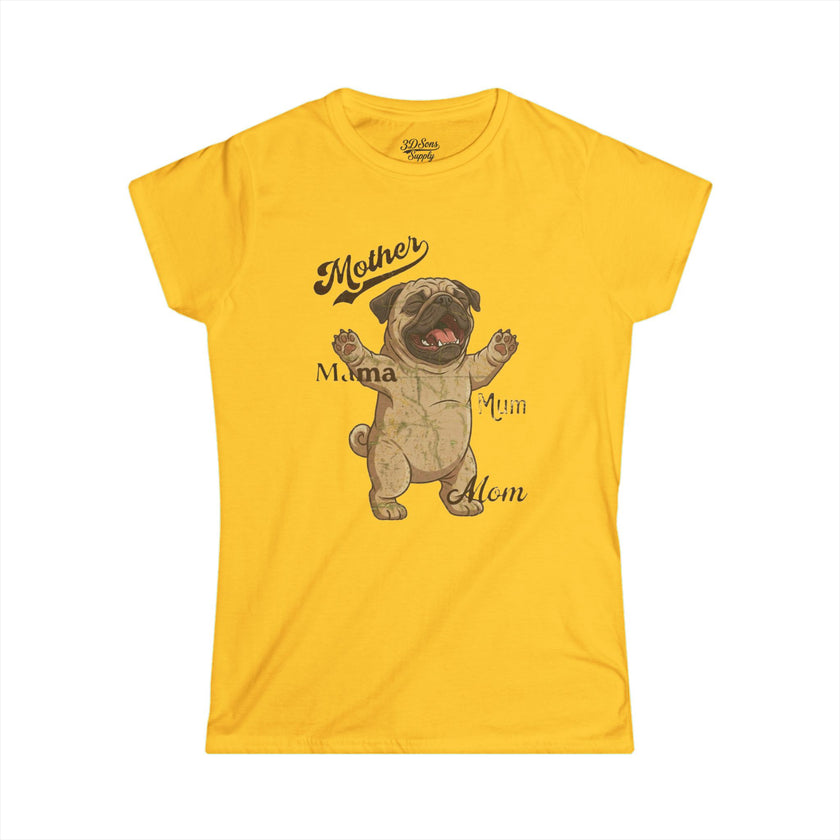 Pug Mama T-Shirt — Funny Mother's Day Pug Mom Tee