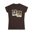 Personalized Polaroid Photo Women's Tee — Custom 2-Image Keepsake