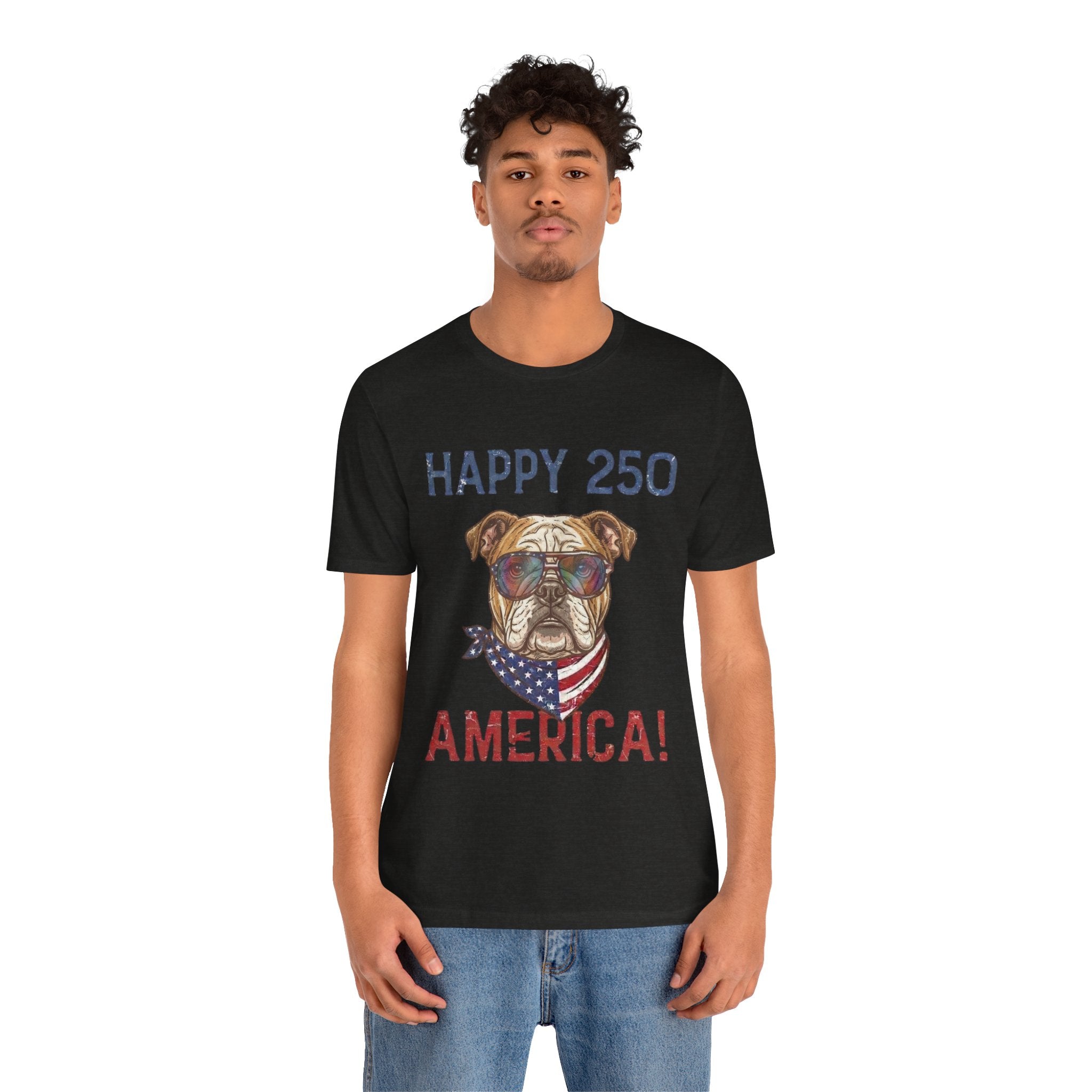 Patriotic Bulldog Tee - 