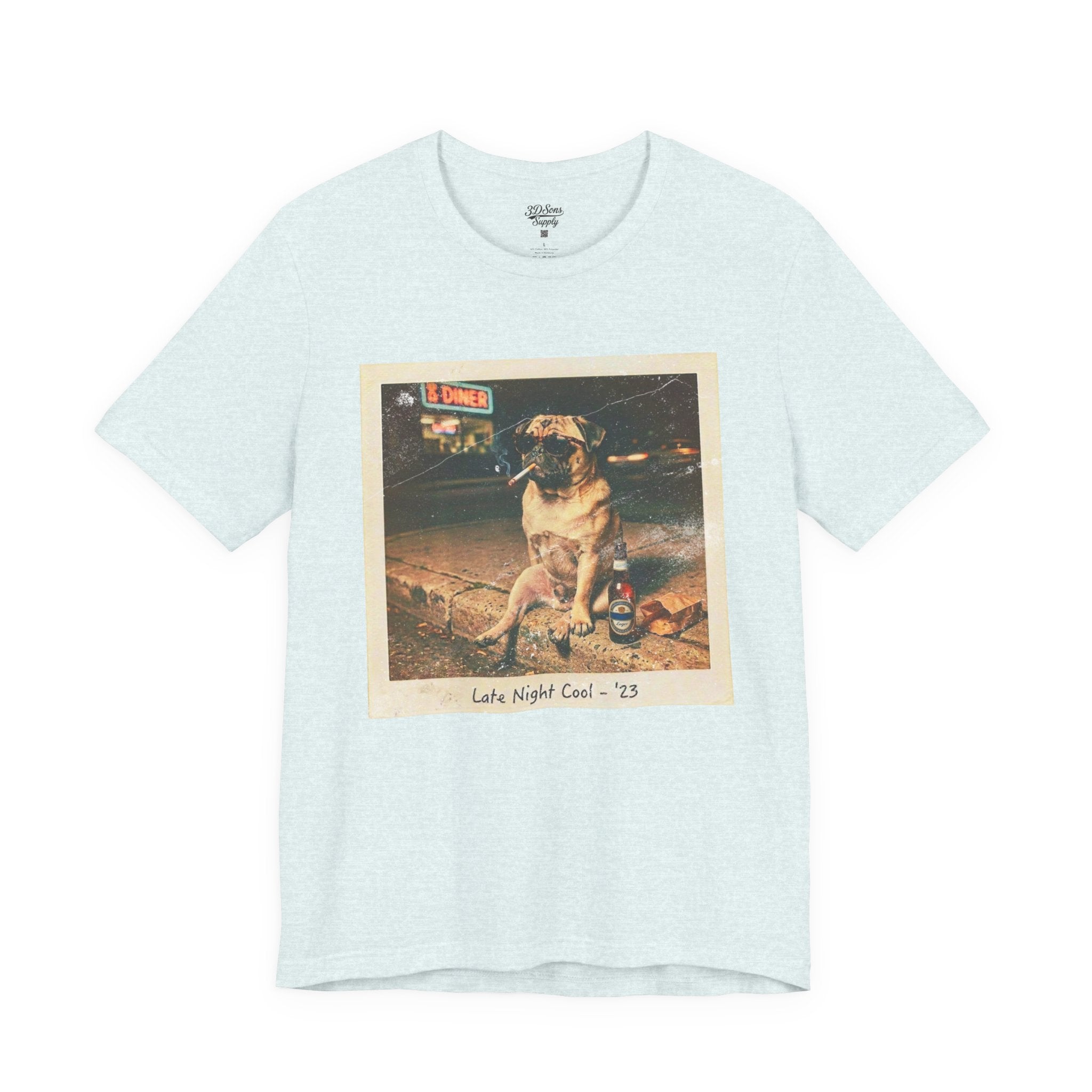 Vintage Pug Photo Tee — 