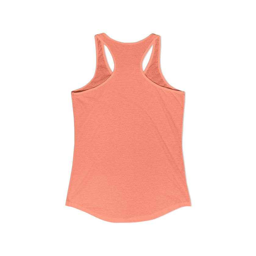 American Flag Longhorn Skull Women's Racerback Tank