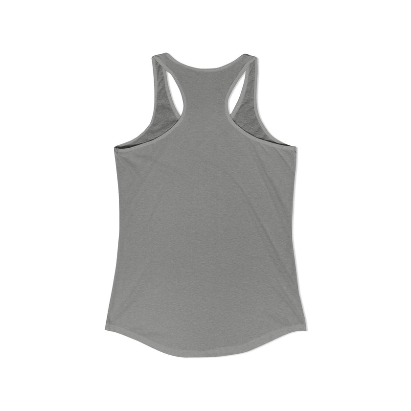 American Flag Longhorn Skull Women's Racerback Tank
