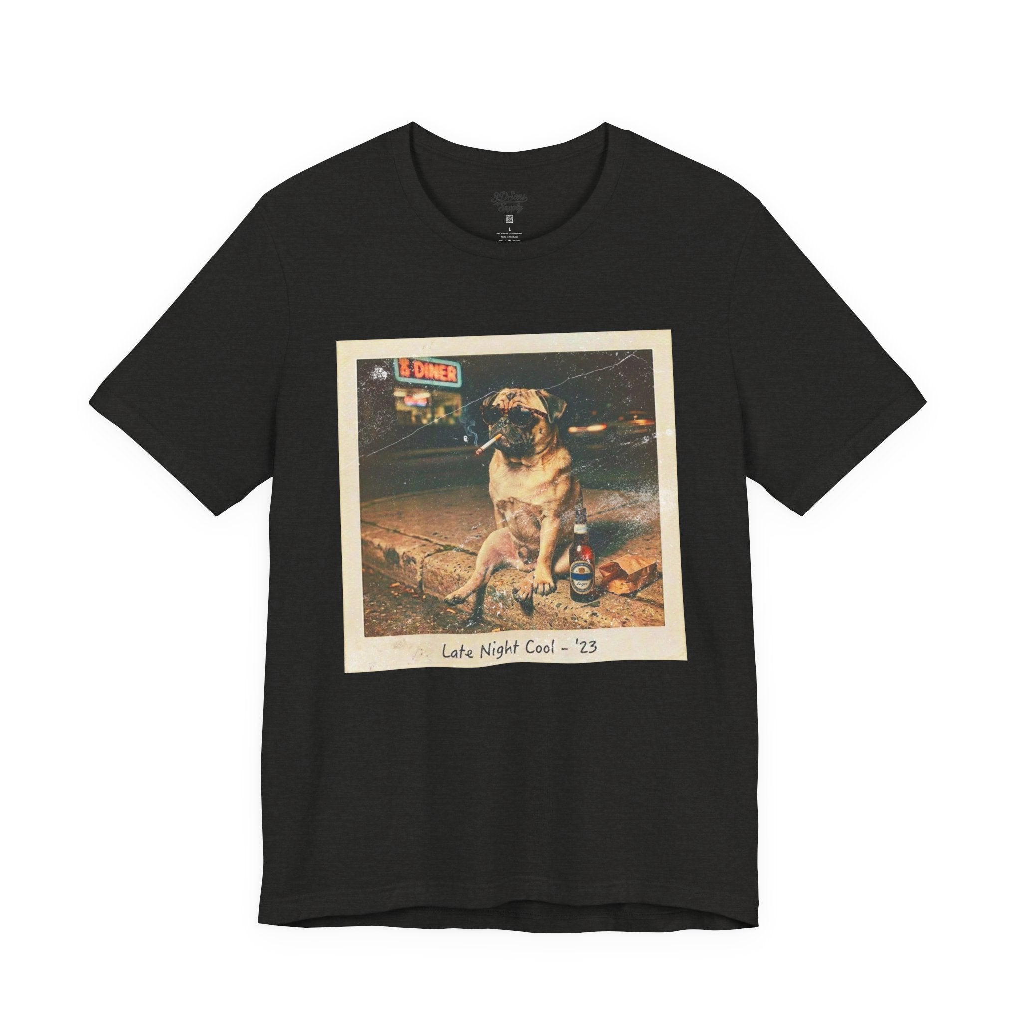 Vintage Pug Photo Tee — 