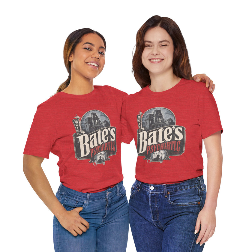 Bates Psychiatric T-Shirt — Vintage Horror Graphic Tee