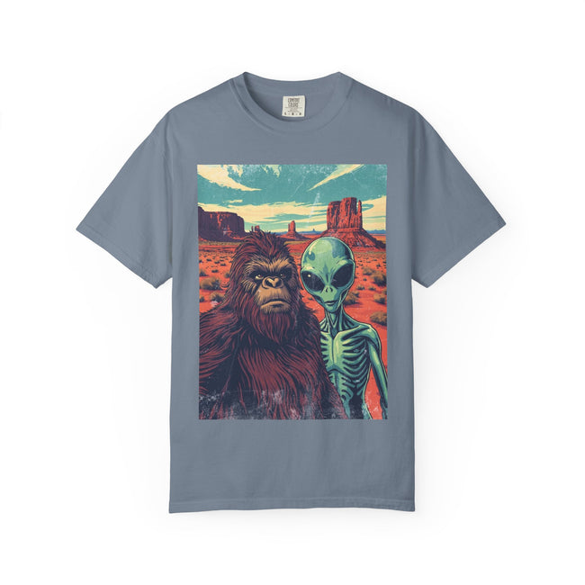 Alien & Bigfoot Monument Park T-Shirt