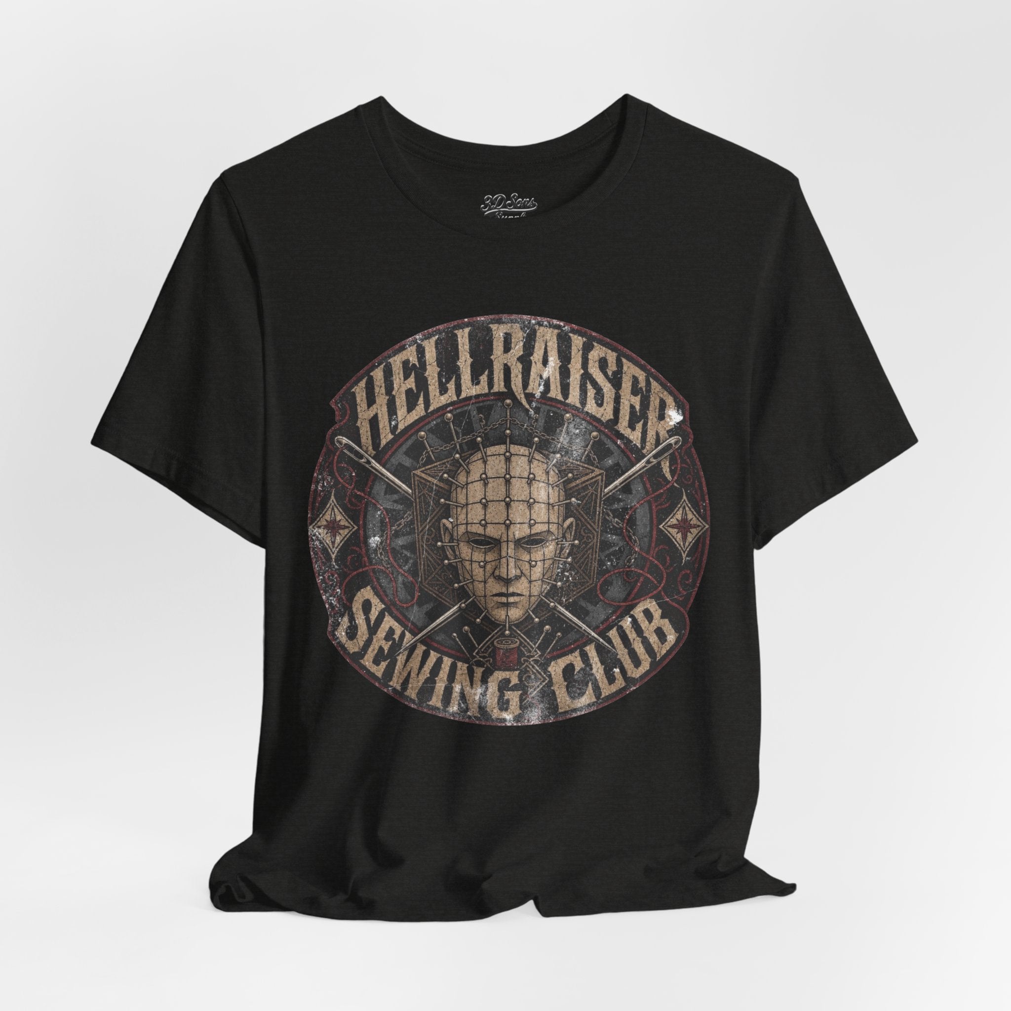 Hellraiser Sewing Club Tee - Vintage Horror Graphic T-Shirt