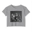 Hip Hop Kittens 90s Album Cover Crop Top | Funny Cat Graphic Tee – 3D Sons Supply Co