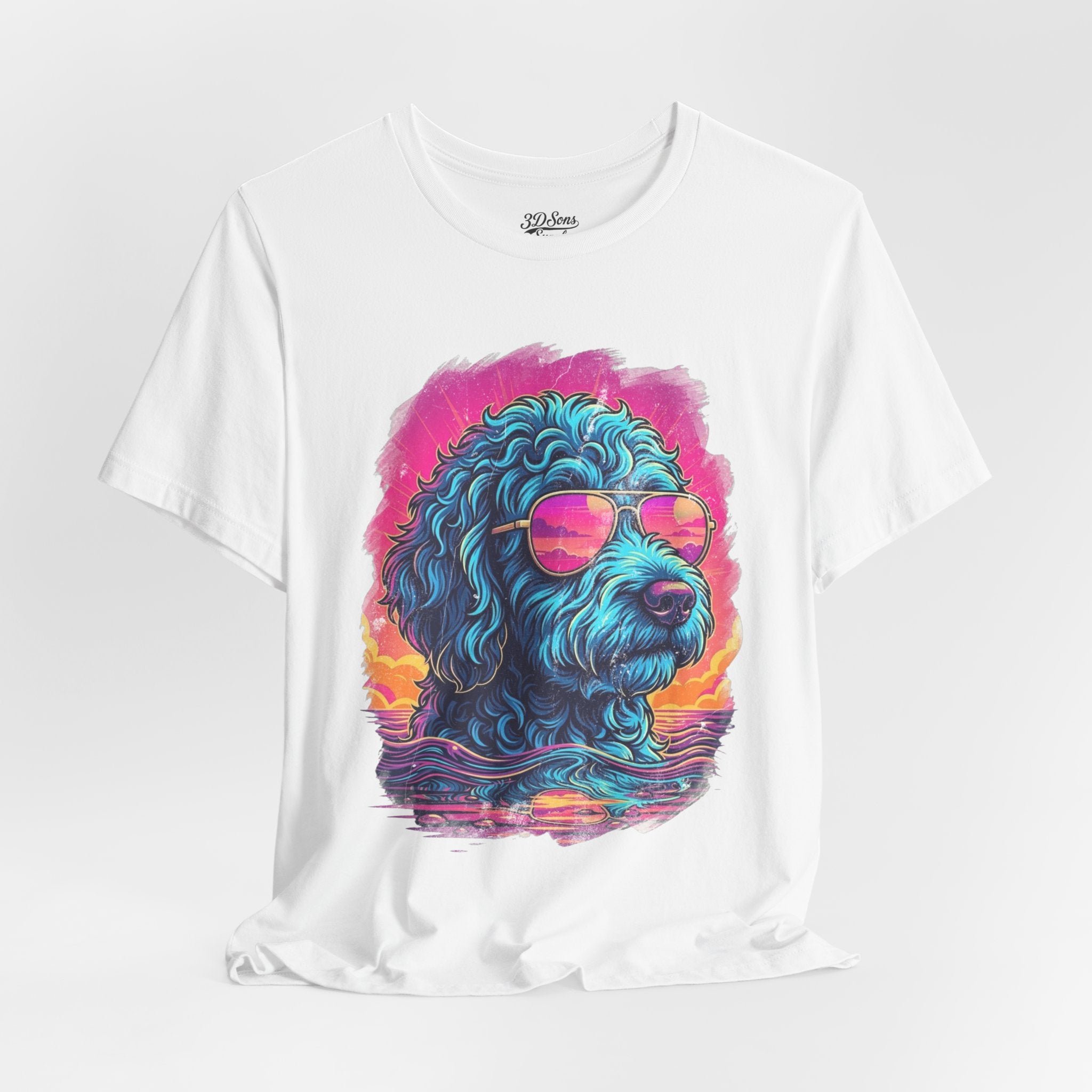 Doodle Vice City 90s Retro Tee — Funny Vintage Style T-Shirt