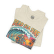 Dead Sea Surf Shark Attack T-Shirt | Bold Nautical Graphic Tee – 3D Sons Supply Co