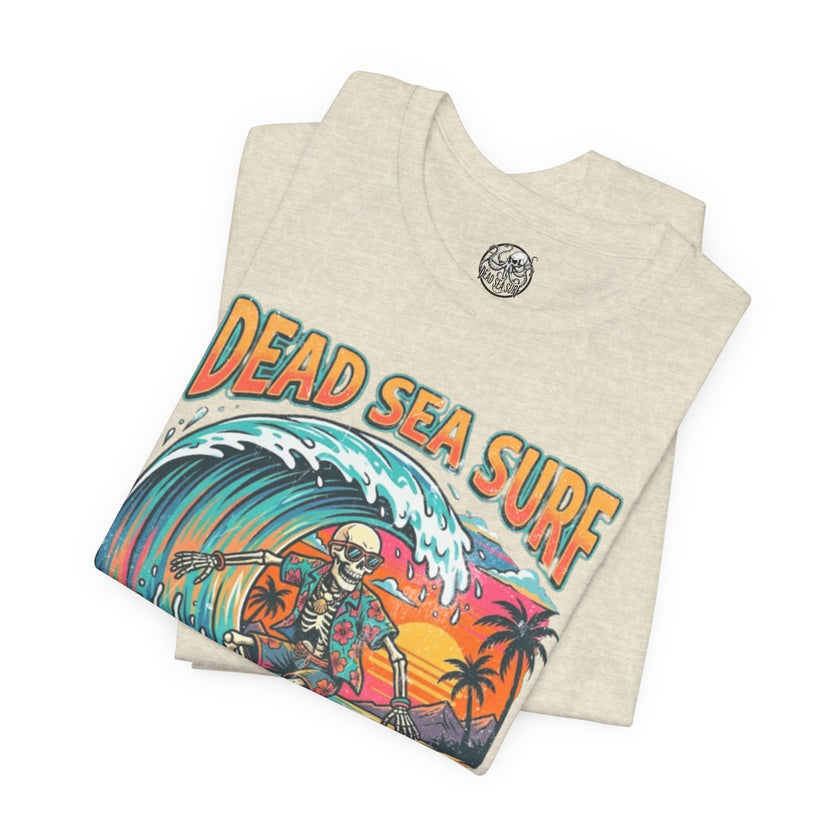 Dead Sea Surf Shark Attack T-Shirt | Bold Nautical Graphic Tee – 3D Sons Supply Co