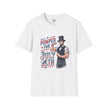 Pumped for July 4th Abraham Lincoln T-Shirt | Funny Patriotic Tee