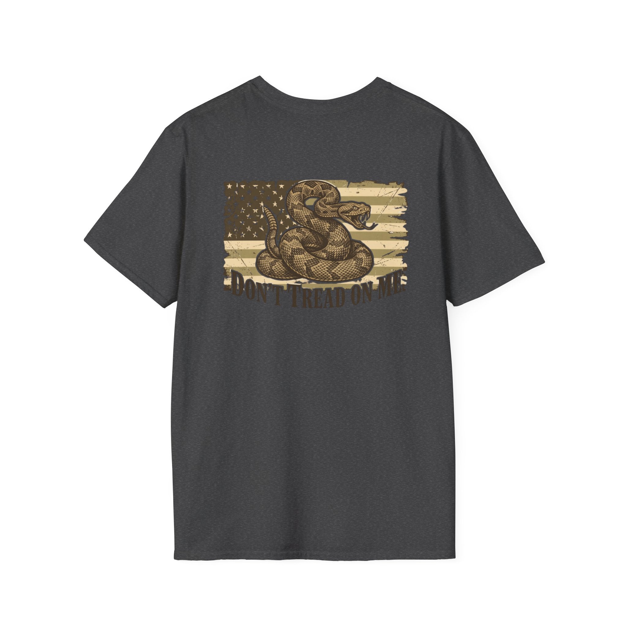 Dont Tread On Me Flag Tee Shirt American Gadsden Patriotic Independence Day Tee