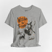 Witches Be Trippin' Halloween Tee - Cute Witch Cat Graphic T-Shirt