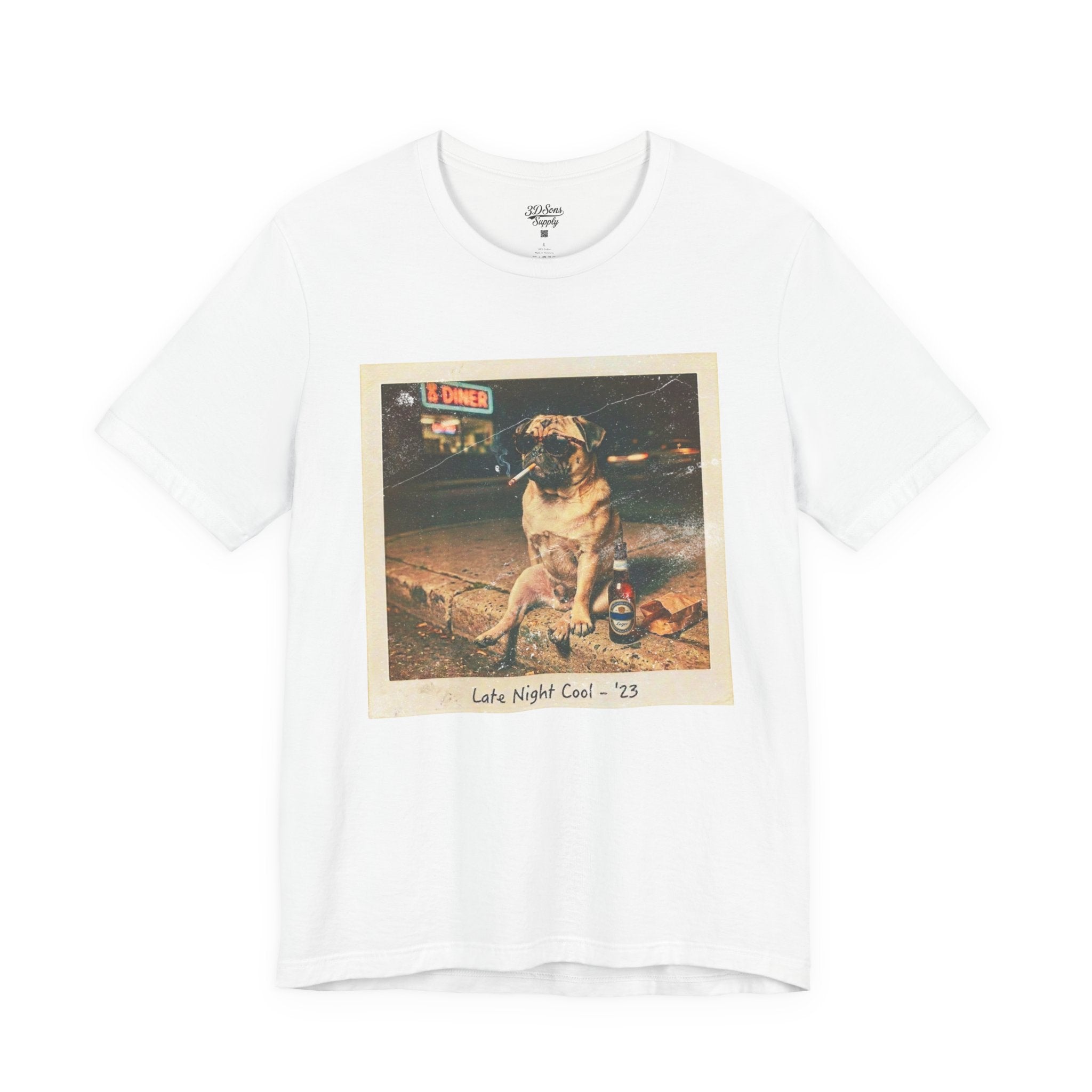 Vintage Pug Photo Tee — 