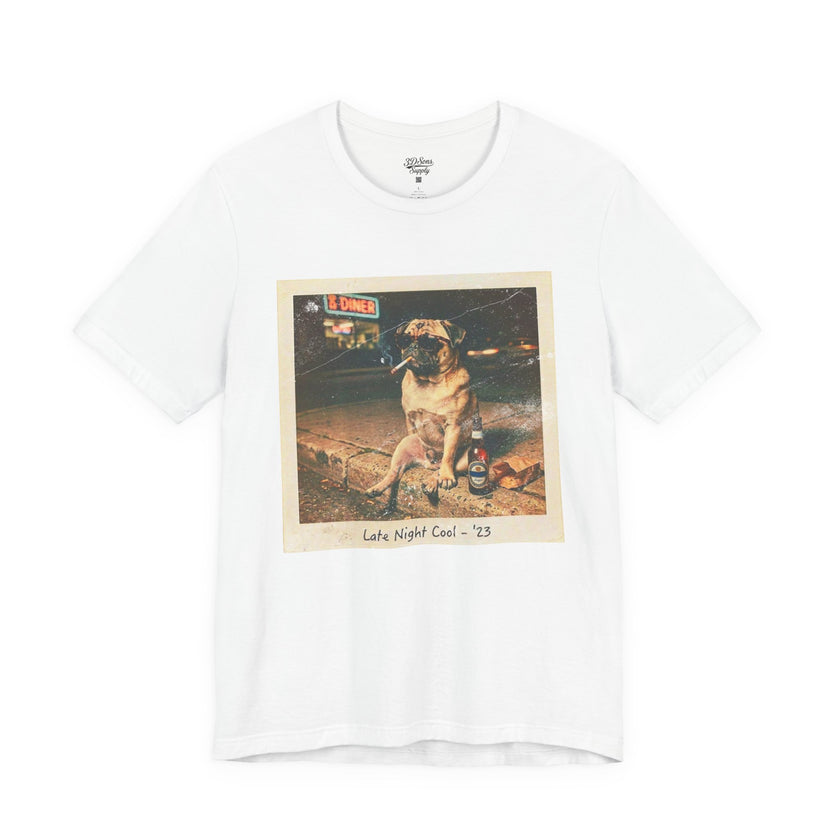 Vintage Pug Photo Tee — 