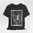 Smoking Corgi Graphic Tee – Retro Dog Portrait T-Shirt