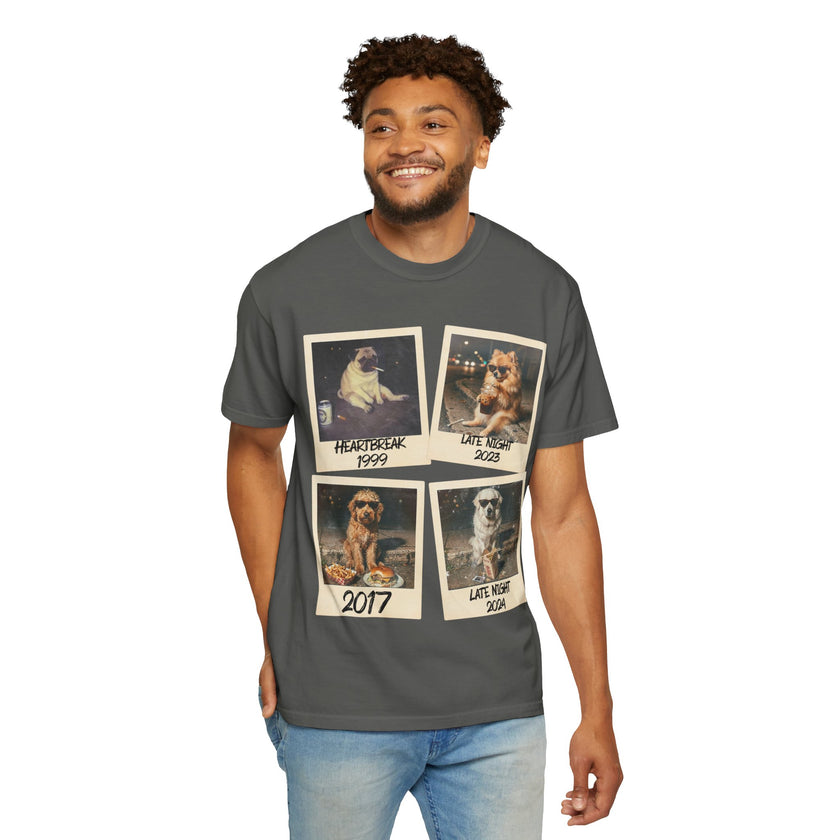 Personalized Polaroid Photo Tee — Custom Image & Text Options