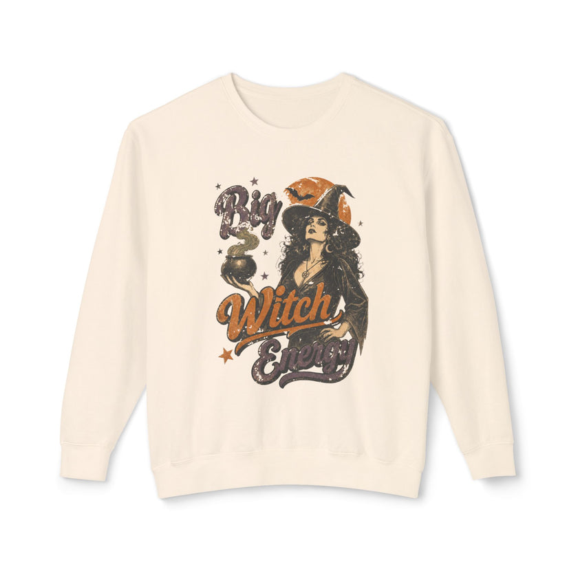 Big Witch Energy Sweatshirt | Vintage Witch Graphic, Halloween Vibe