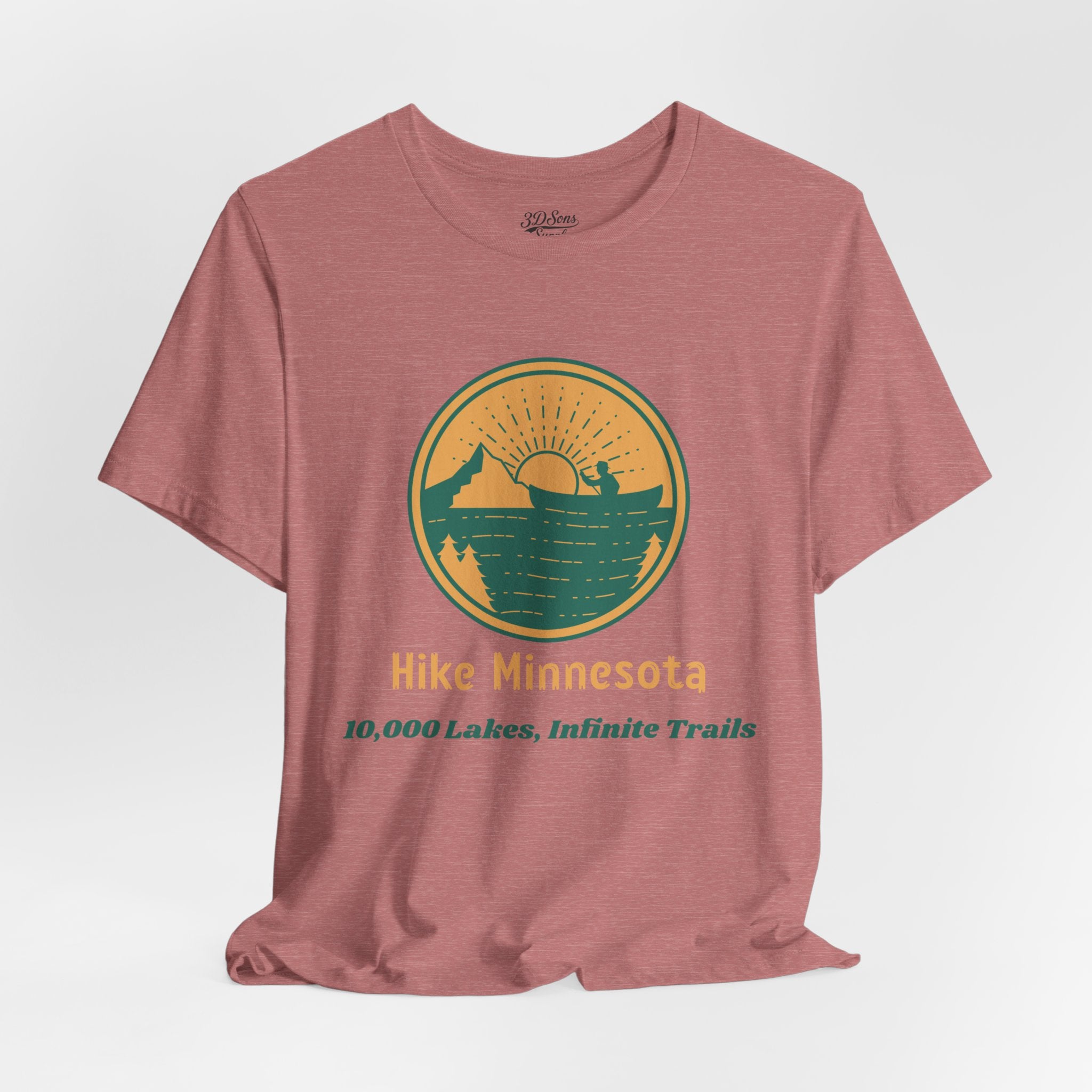 Hike Minnesota T-Shirt — 10,000 Lakes Infinite Trails Hiking Tee