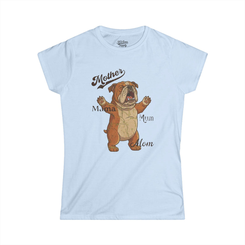 Mother's Day English Bulldog Mom T-Shirt — Bulldog Mama Tee