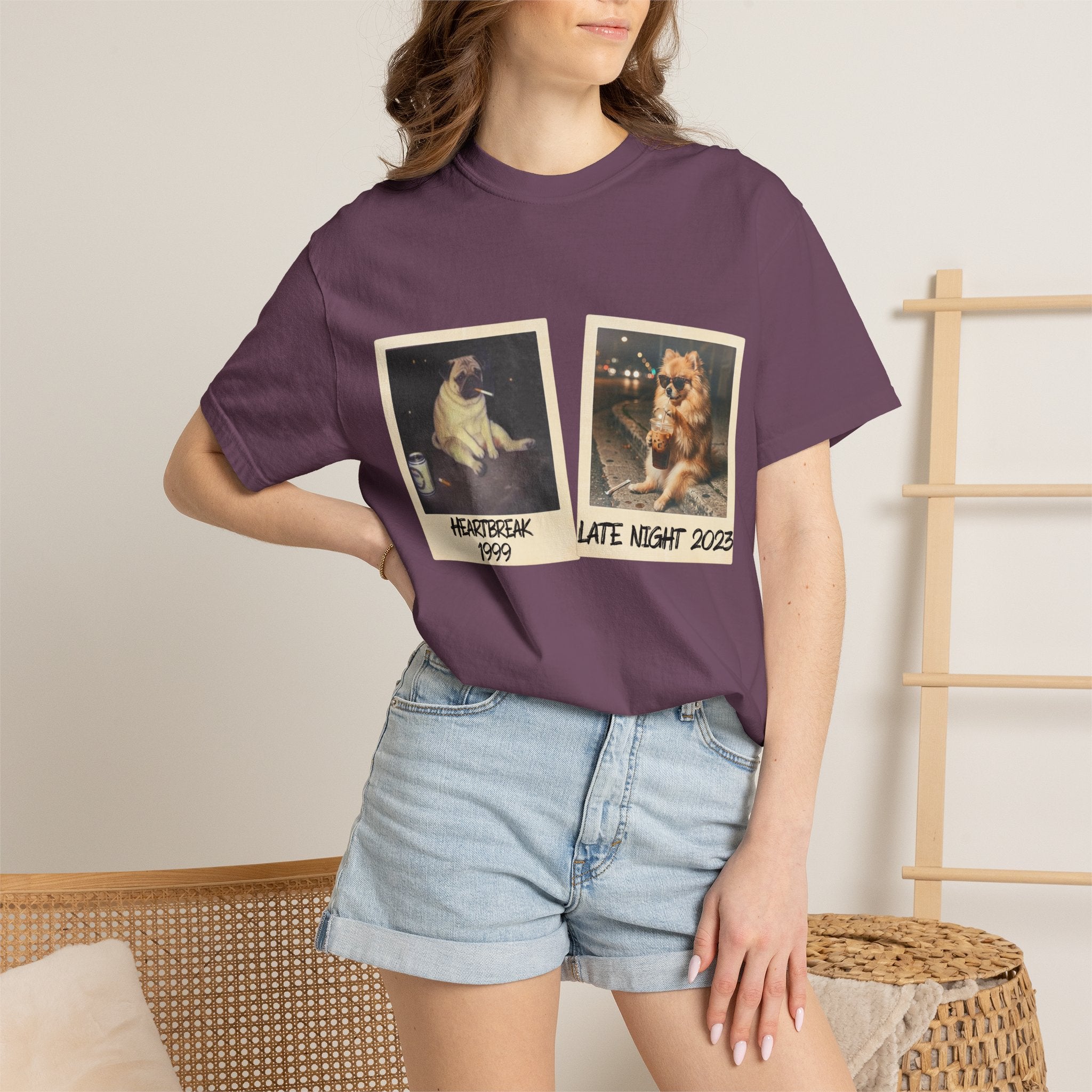 Personalized Polaroid Photo T-Shirt — Custom 2-Image Keepsake
