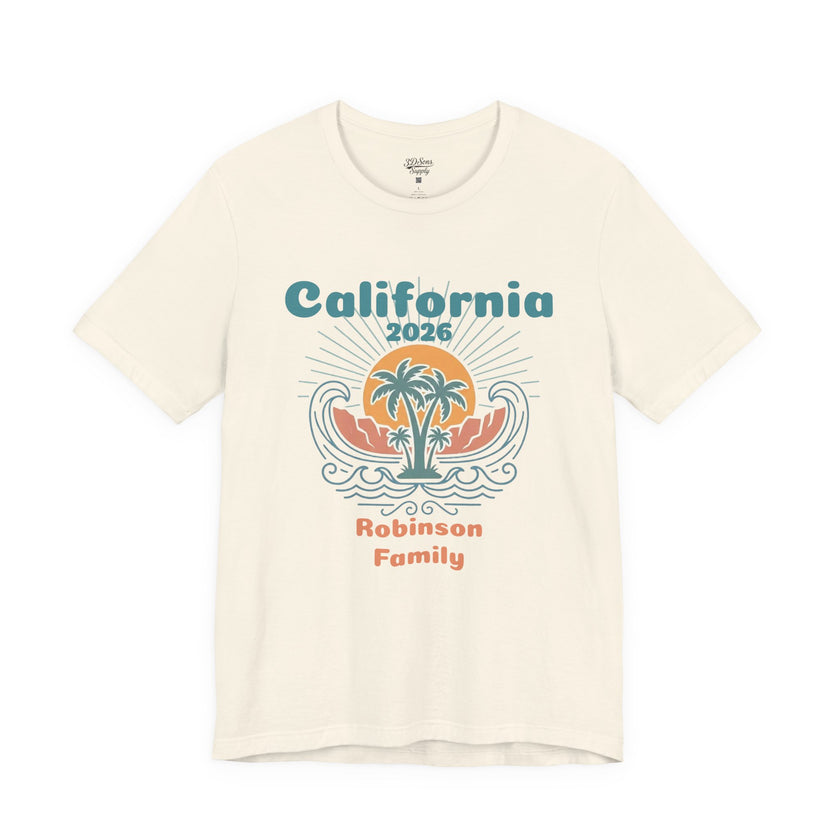 Personalized Family Vacation T-Shirt
