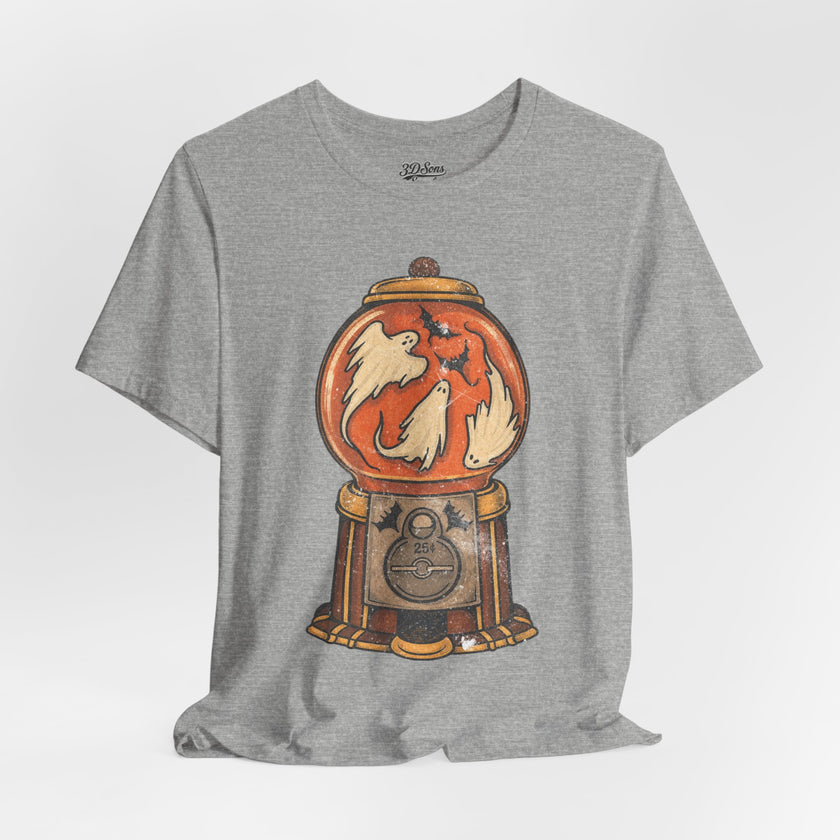 Gumball Ghosts Tee — Vintage Halloween Gumball Machine T-Shirt