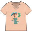 Personalized Mom of 3, Funny Motherhood Shirt Survival, Snacks & Patience