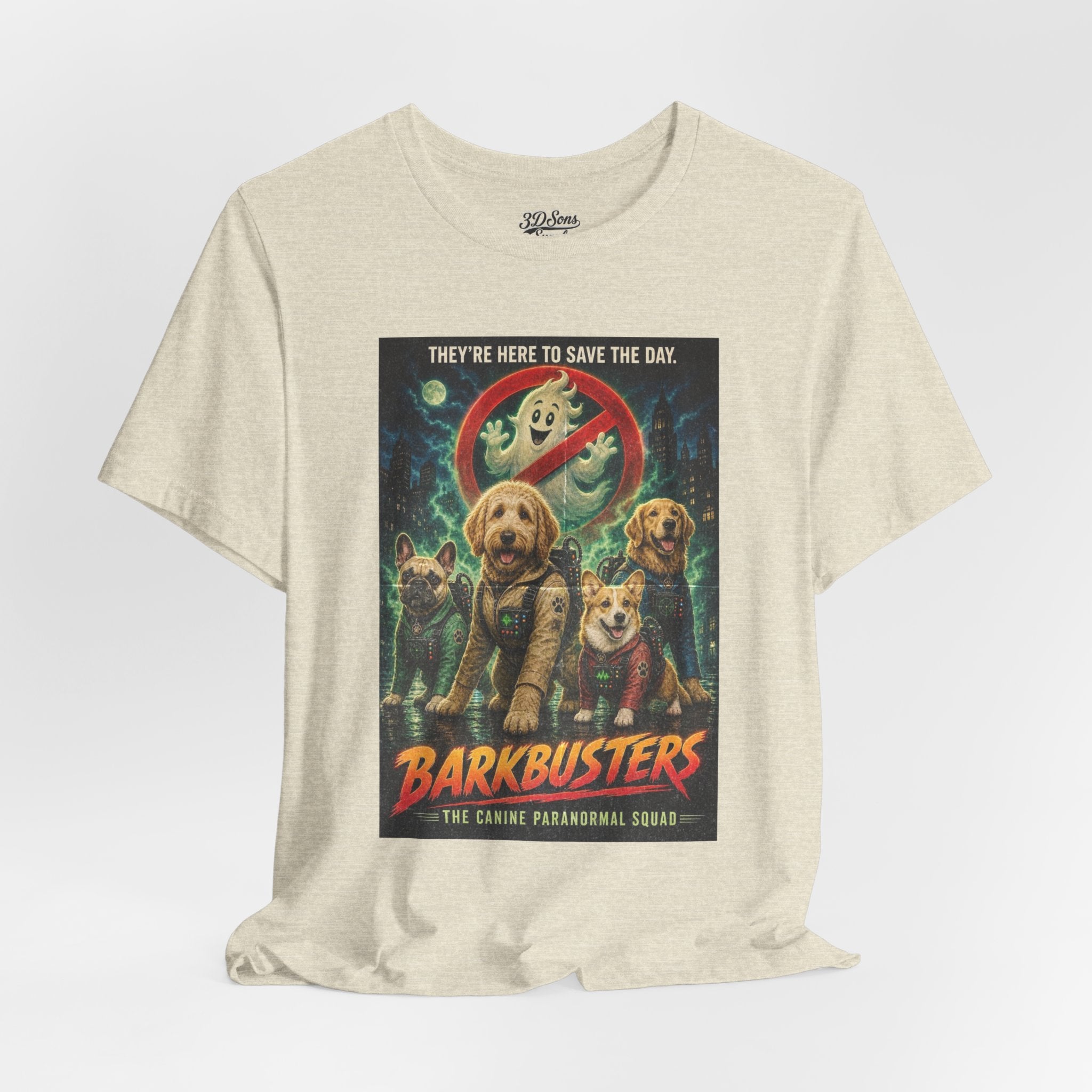 Barkbusters Retro Dog Movie Tee — 