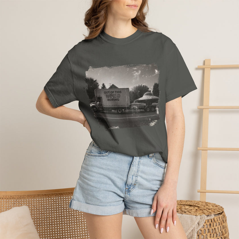 Out of This World Funny Tee — Alien Space Graphic T-Shirt