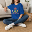 American Alien with Hot Dog and Beer T-Shirt | USA Flag Cap Fourth of July
