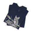Drumming French Bulldog T-Shirt — Cute Dog Playing Drum Graphic Tee