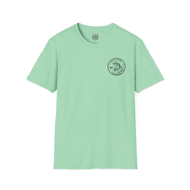 Southern Hooker Fish Graphic T-Shirt | Bass Fishing Retro Logo Tee – 3D Sons Supply Co
